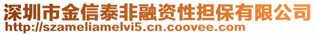 深圳市金信泰非融資性擔保有限公司