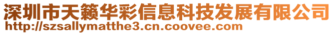 深圳市天籟華彩信息科技發(fā)展有限公司