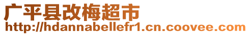 廣平縣改梅超市