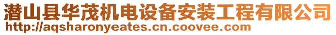 潛山縣華茂機電設備安裝工程有限公司