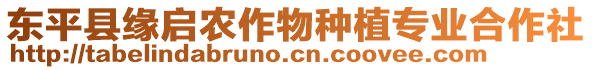 東平縣緣啟農作物種植專業(yè)合作社