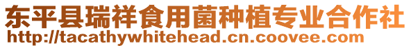 東平縣瑞祥食用菌種植專業(yè)合作社
