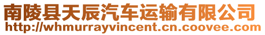 南陵縣天辰汽車運輸有限公司