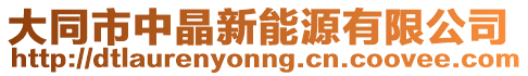 大同市中晶新能源有限公司