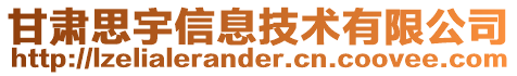 甘肅思宇信息技術有限公司