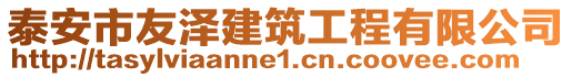 泰安市友澤建筑工程有限公司