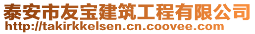 泰安市友寶建筑工程有限公司