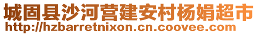 城固縣沙河營建安村楊娟超市