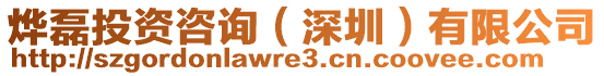 燁磊投資咨詢(深圳)有限公司