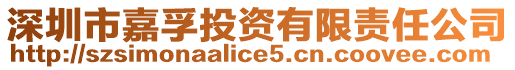 深圳市嘉孚投資有限責(zé)任公司