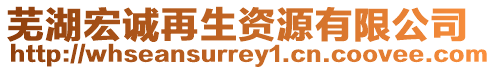 蕪湖宏誠再生資源有限公司