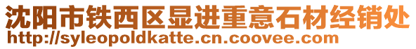 沈陽市鐵西區(qū)顯進重意石材經(jīng)銷處