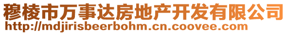 穆棱市萬事達(dá)房地產(chǎn)開發(fā)有限公司