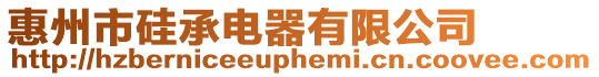 惠州市硅承電器有限公司