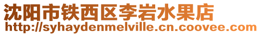 沈陽市鐵西區(qū)李巖水果店