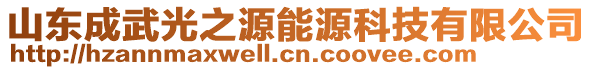 山東成武光之源能源科技有限公司