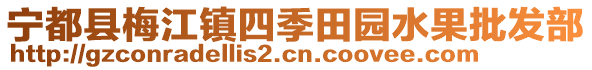 寧都縣梅江鎮四季田園水果批發部