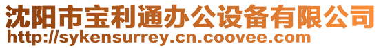 沈陽市寶利通辦公設備有限公司