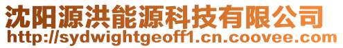 沈陽源洪能源科技有限公司