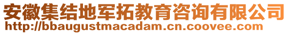 安徽集結(jié)地軍拓教育咨詢有限公司