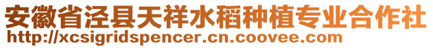 安徽省涇縣天祥水稻種植專業(yè)合作社