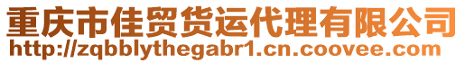 重慶市佳貿(mào)貨運代理有限公司