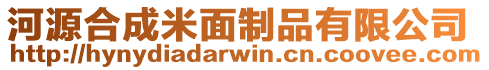 河源合成米面制品有限公司