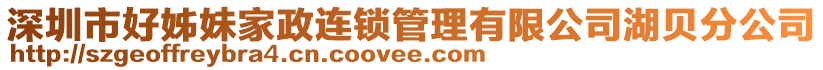 深圳市好姊妹家政連鎖管理有限公司湖貝分公司