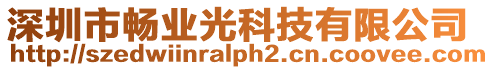 深圳市暢業光科技有限公司