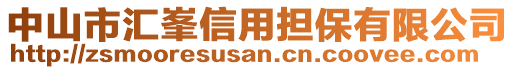 中山市匯峯信用擔(dān)保有限公司