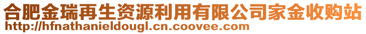 合肥金瑞再生资源利用有限公司家金收购站