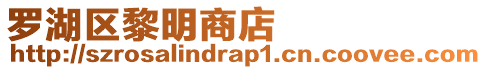 羅湖區黎明商店