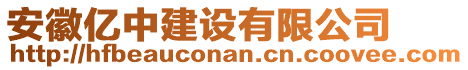 安徽億中建設(shè)有限公司