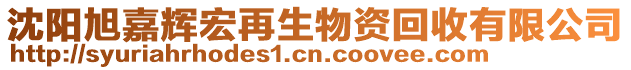 沈陽旭嘉輝宏再生物資回收有限公司