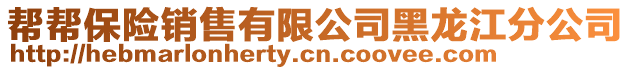 幫幫保險銷售有限公司黑龍江分公司