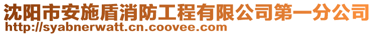 沈陽市安施盾消防工程有限公司第一分公司