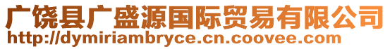 廣饒縣廣盛源國際貿(mào)易有限公司