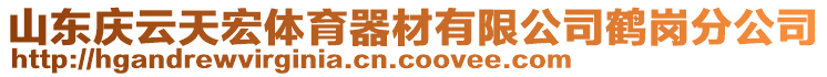 山東慶云天宏體育器材有限公司鶴崗分公司