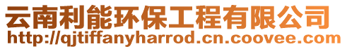 云南利能環保工程有限公司