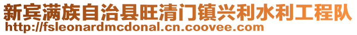 新賓滿族自治縣旺清門鎮(zhèn)興利水利工程隊(duì)