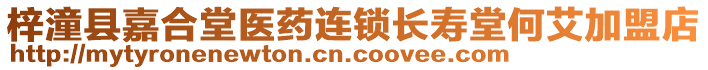 梓潼縣嘉合堂醫(yī)藥連鎖長(zhǎng)壽堂何艾加盟店