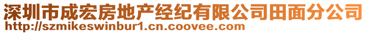 深圳市成宏房地產(chǎn)經(jīng)紀(jì)有限公司田面分公司