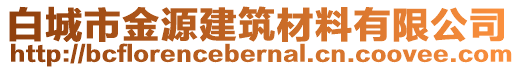 白城市金源建筑材料有限公司