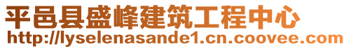 平邑縣盛峰建筑工程中心