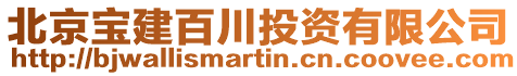 北京寶建百川投資有限公司