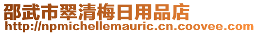 邵武市翠清梅日用品店