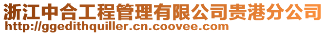 浙江中合工程管理有限公司貴港分公司