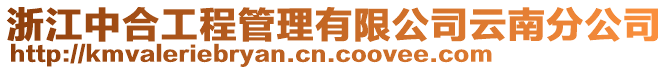 浙江中合工程管理有限公司云南分公司