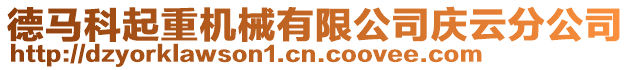 德馬科起重機械有限公司慶云分公司