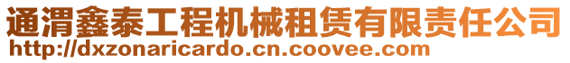 通渭鑫泰工程機械租賃有限責任公司